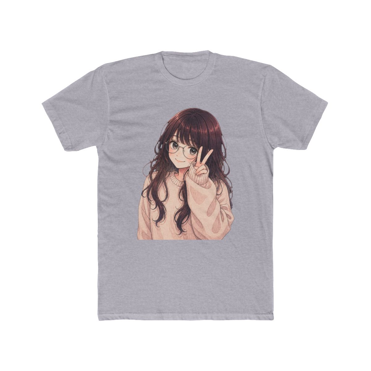 Anime Fragrant Flower Blooms with Dignity T Shirt Waguri Kaoruko Vintage Washed Tops Tees Oversized Short Sleeve T Shirt Girl | The Fragrant Flower Blooms with Dignity - alternate angle 4, merchandise
